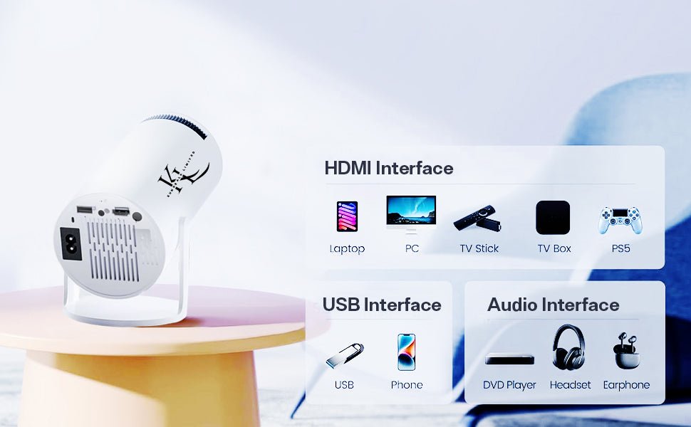 KL Mini Projector HY300 Pro - Kundrala Limited Store